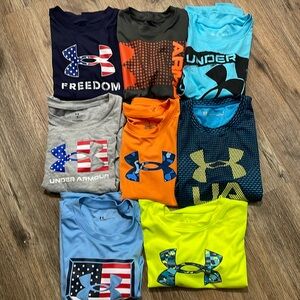 Boys 6 & 7 Under Armor t-shirts